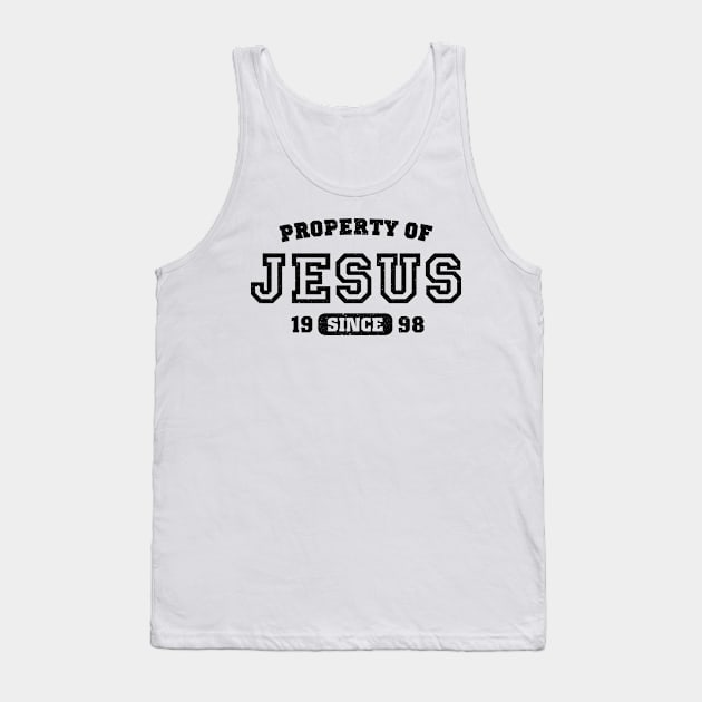 Property of Jesus since 1998 Tank Top by CamcoGraphics